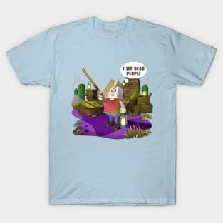 I see dead people, Graveyard Keeper T-Shirt